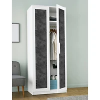 NuWallpaper Hayden Black Peel & Stick Wallpaper