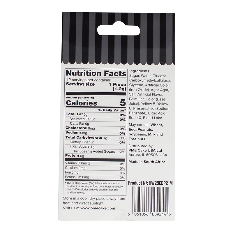 PME Cake Sweet Street® Black Cat Icing Decorations