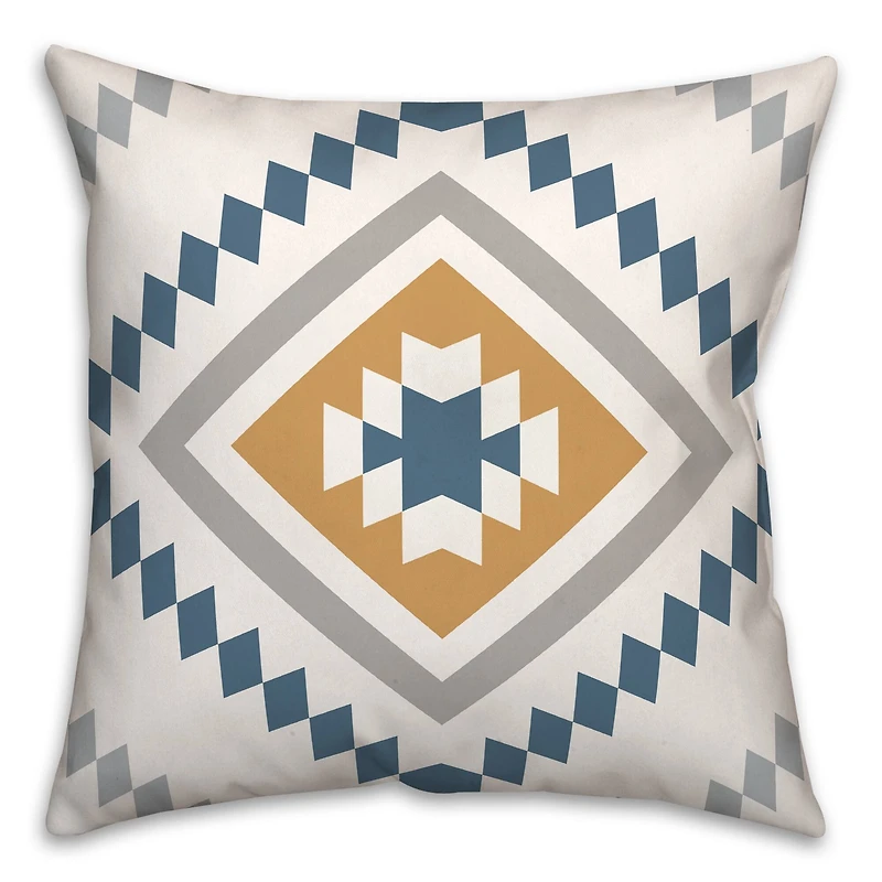 Southwest Diamond Print Throw Pillow