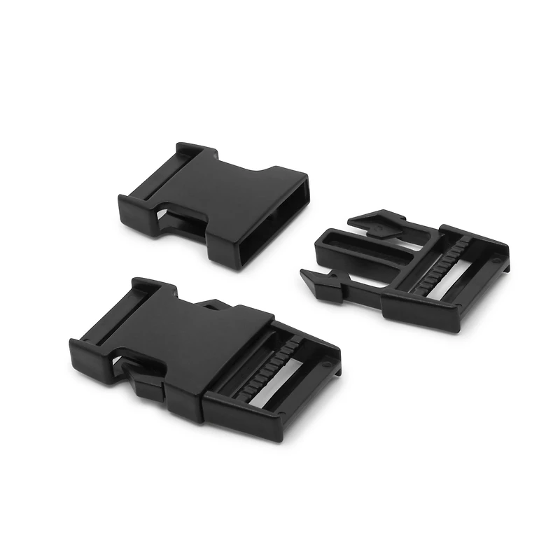 Dritz® Black 1" Parachute Buckles, 12ct.