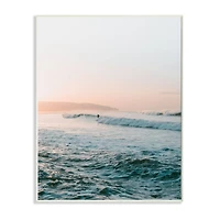 Stupell Industries Surfing the Tide Beach Wave Photograph Wall Plaque