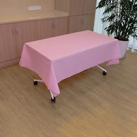 30 Pack: 54" x 108" Baby Pink Plastic Table Cover by Celebrate It™
