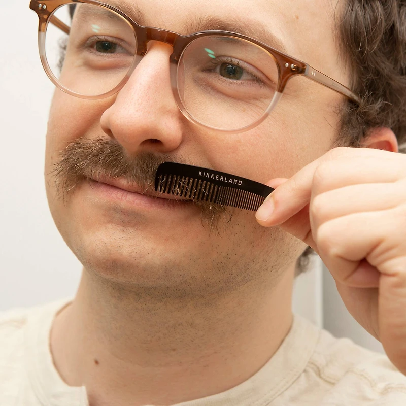 Kikkerland® Mini Mustache Comb
