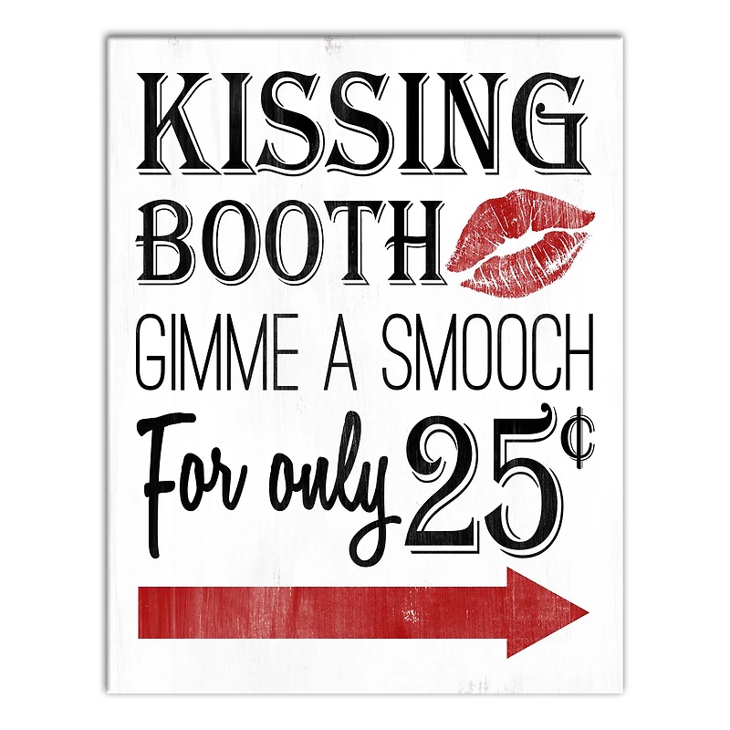 Kissing Booth Canvas Art