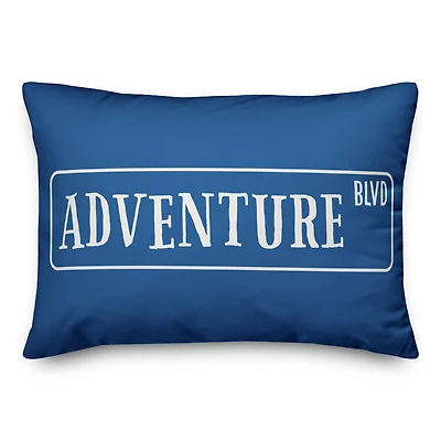Adventure Avenue 20" x 14" Throw Pillow