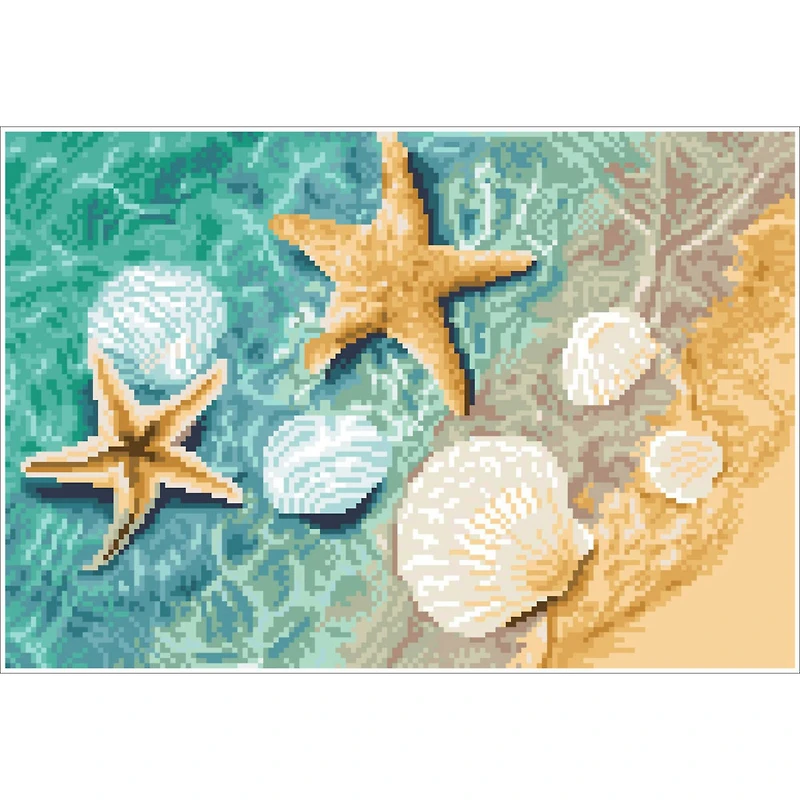 Diamond Dotz® Intermediate Crystal Shore Diamond Painting Kit