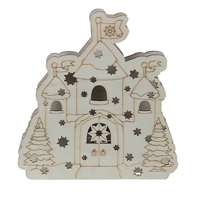 6.5" DIY Castle LED Wood Décor by Make Market®