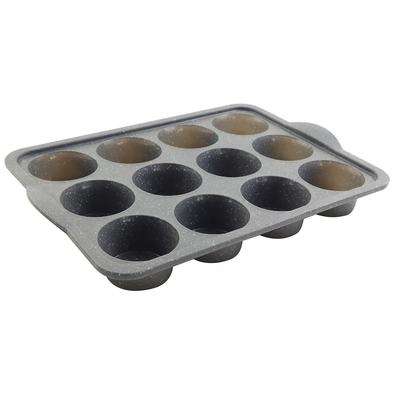 12-Cavity Metal-Reinforced Silicone Muffin Pan by Celebrate It®