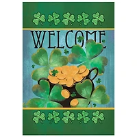 Welcome Pot of Gold Garden Flag