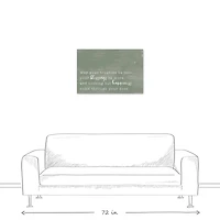 Troubles Be Less 30" x 20" Canvas Wall Art