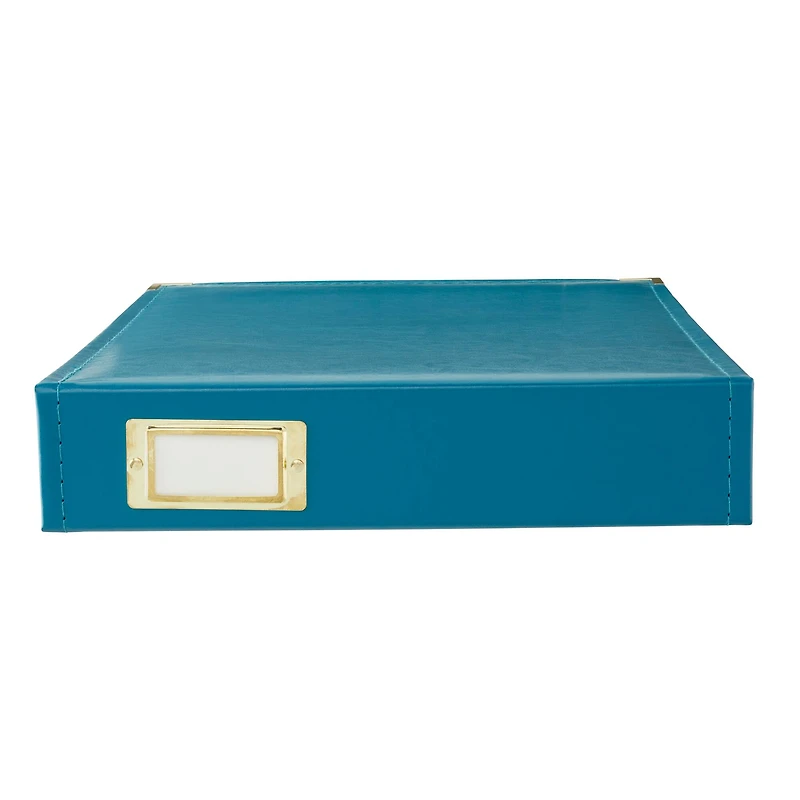 6 Pack: Faux Leather D-Ring Scrapbook Album by Recollections®