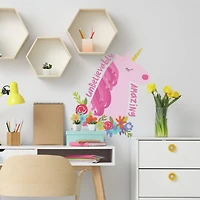RoomMates Unicorn Peel & Stick Giant Wall Decals