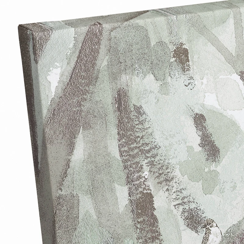 String Lights Tree Path Canvas Wall Art