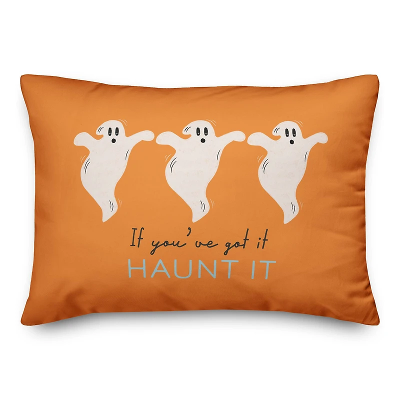 Got It Haunt It Throw Pillow