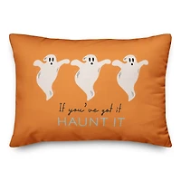 Got It Haunt It Throw Pillow