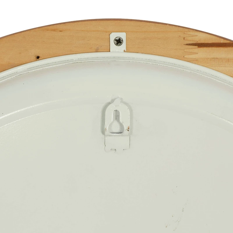 White Metal Farmhouse Wall Decor 17" x 17" x 2"