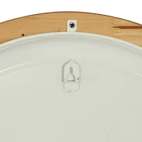 White Metal Farmhouse Wall Decor 17" x 17" x 2"