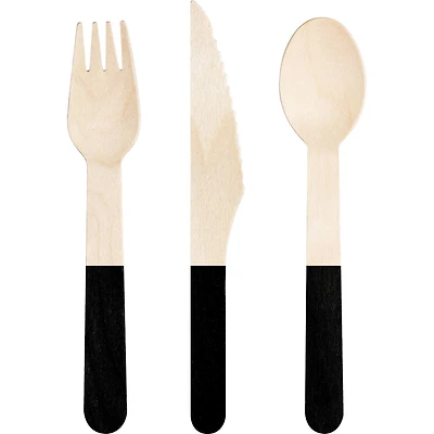 Hoffmaster Touch of Color Wooden Cutlery