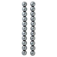 12 Pack: Gray Hematite Stone Round Beads, 10mm by Bead Landing™