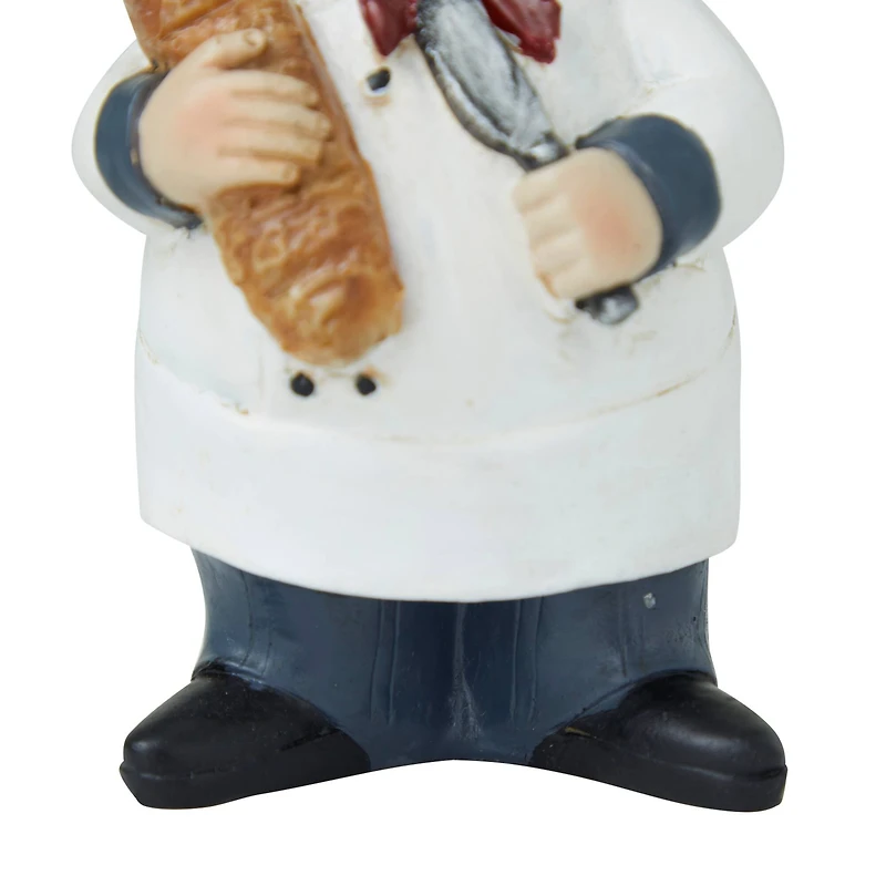 Set of 3" White Polystone Traditional Sculpture, 5" x 3" x 2"