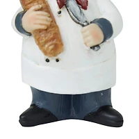 Set of 3" White Polystone Traditional Sculpture, 5" x 3" x 2"