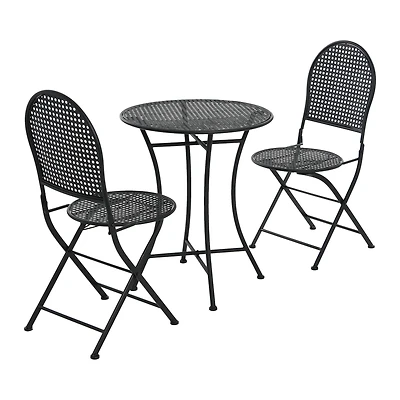 Hello Honey® Metal Cane Outdoor Bistro Patio Set