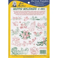 Aunt Martha's® Happy Holidays Iron-On Transfer Collection
