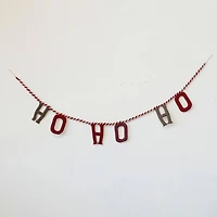 Hello Honey® 6ft. Handmade Wool Felt "Ho Ho Ho" Garland