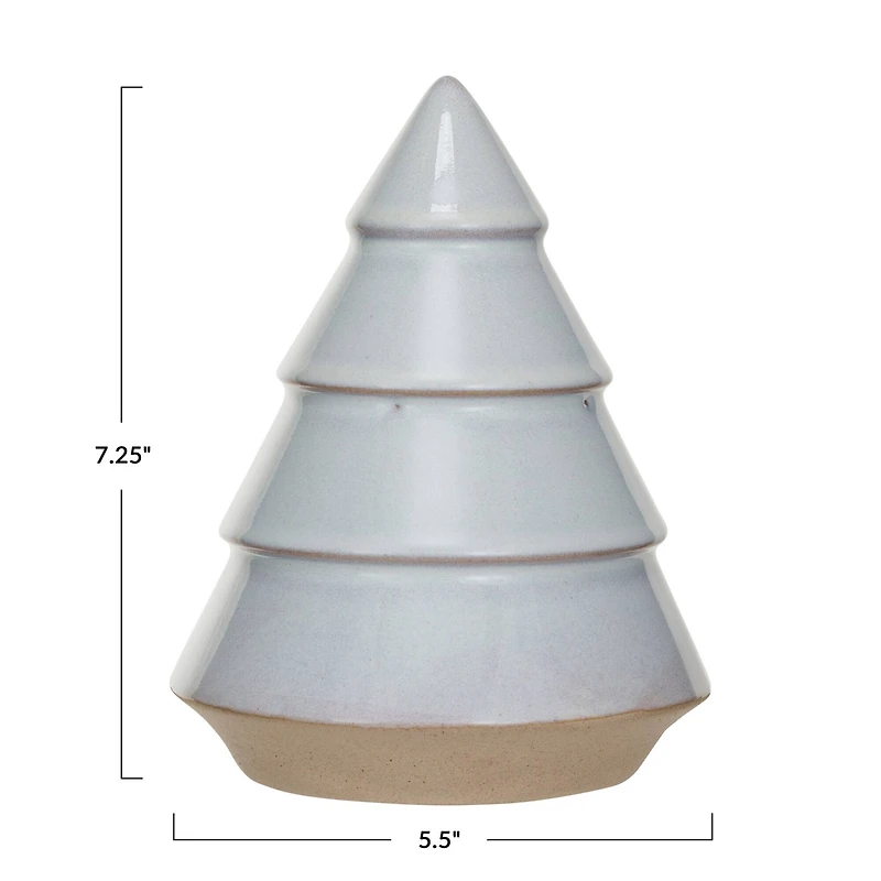 Hello Honey® 7.25" Large White Decorative Unglazed Stoneware Tree