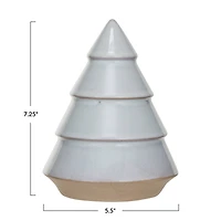 Hello Honey® 7.25" Large White Decorative Unglazed Stoneware Tree