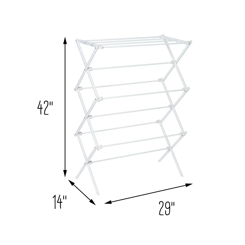 Honey Can Do White Collapsible Clothes Drying Rack