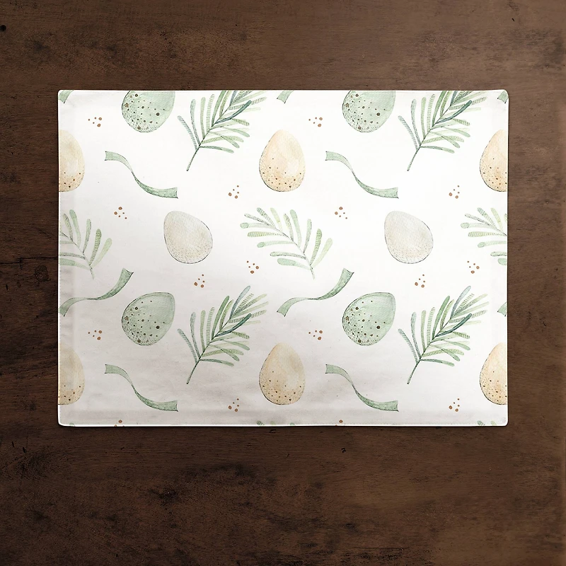 Easter Eggs And Ribbons 2 18" x 14" Poly Twill Placemat