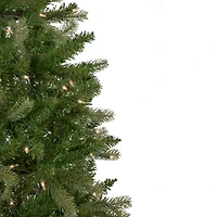 7.5ft. Pre-Lit Wicklow Noble Fir Pencil Artificial Christmas Tree, Clear Lights