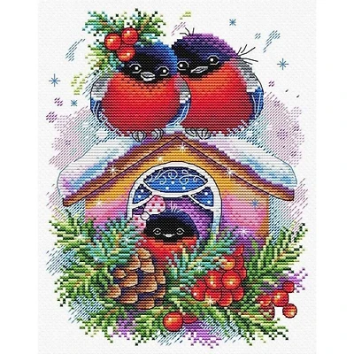 Mp Studia Winter House Cross Stitch Kit