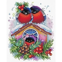Mp Studia Winter House Cross Stitch Kit
