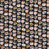 Fabric Traditions Cool Cats Toss Cotton Fabric