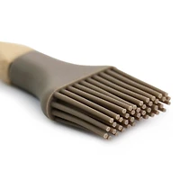 Martha Stewart Taupe Silicone Mini Brush Kitchen Utensil