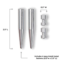 Wexel Art Clear Acrylic Tabletop Floating Picture Frame with Silver Hardware