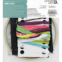 Leisure Arts® 6" Neon Mandala Embroidery Kit