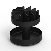 Mind Reader 2-Tier Lazy Susan Granola Bar and Snack Organizer