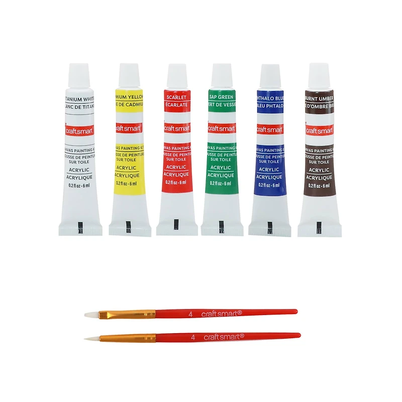 4" x 4" Sweets Canvas Painting Kit by Craft Smart®