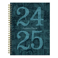TF Publishing 2024 - 2025 Mineral Fleur-de-lis Medium Spiral Planner