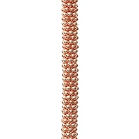 Rose Goldtone Metal Rondelle Beads, 8mm by Bead Landing™