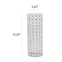 Elegant Designs™ 11" Chrome Crystal Decorative Vase