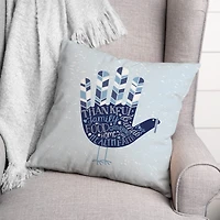 Blue Turkey Hand Pillow