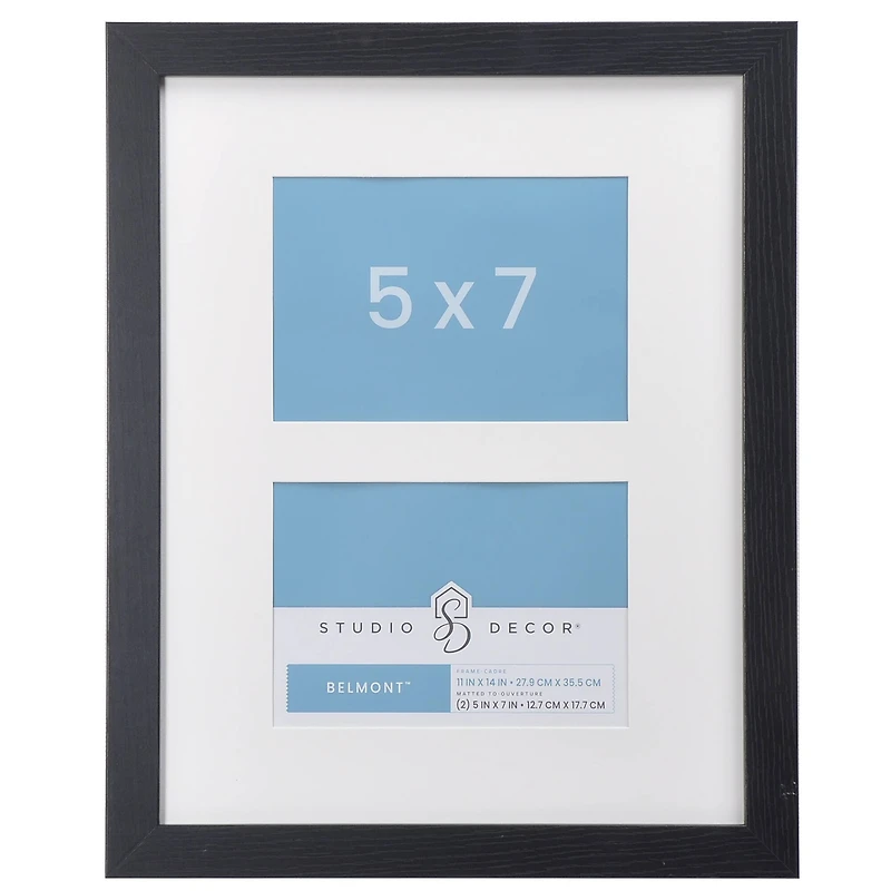 2 Opening 5" x 7" Belmont Frame by Studio Décor