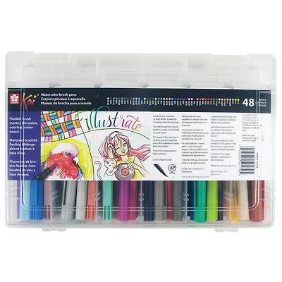 Sakura Koi Watercolor Brush Pen Set, 48ct.