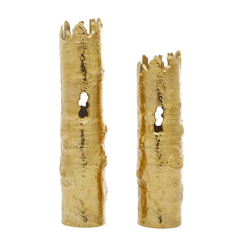 CosmoLiving by Cosmopolitan Gold Aluminum Vase Set