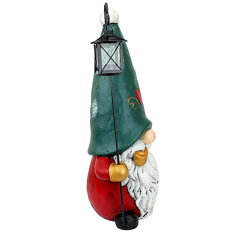 Design Toscano 21.5" Moe the North Pole Gnome Holiday Statue