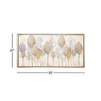 CosmoLiving by Cosmopolitan Brown Contemporary Canvas Wall Art